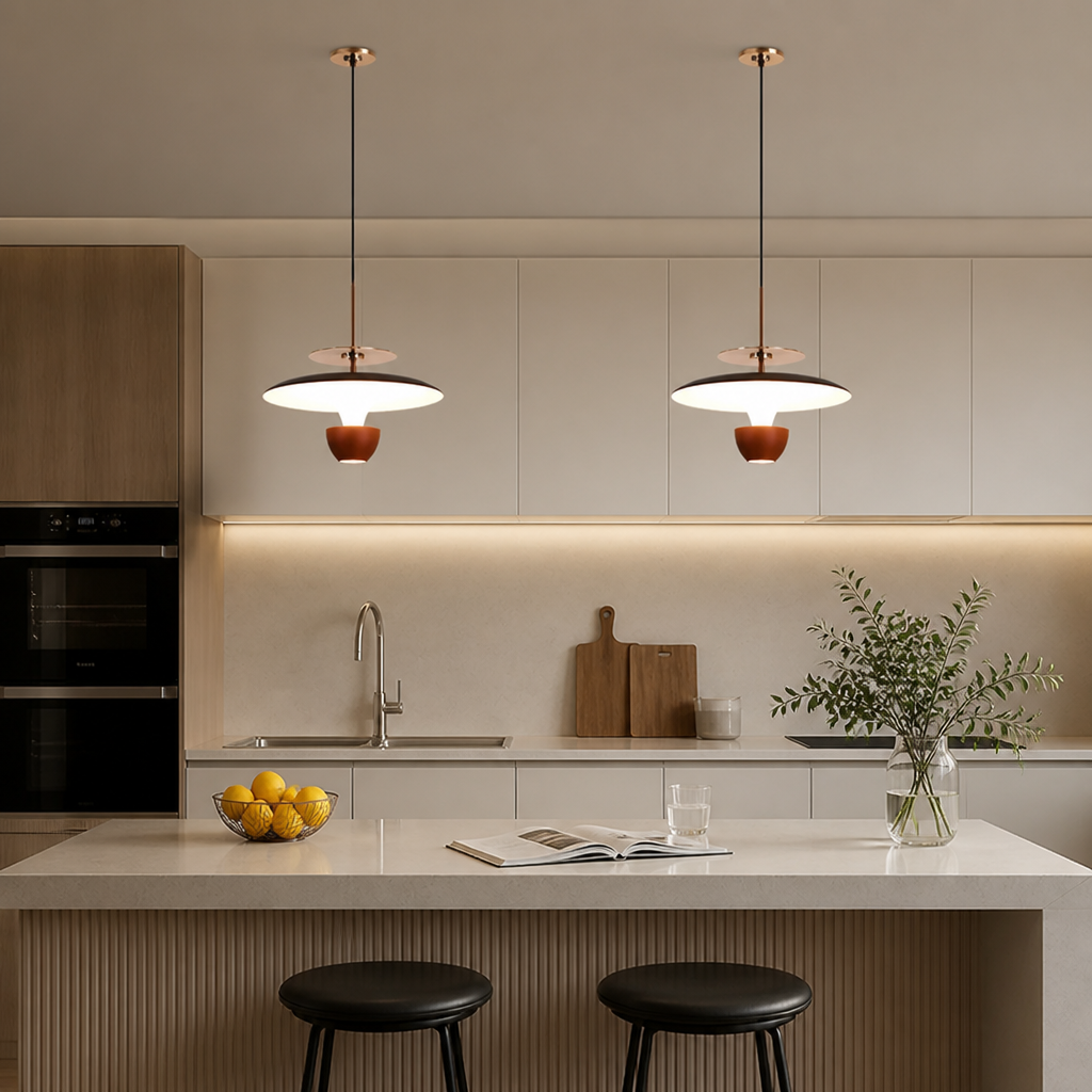 Minimalist Aluminum LED Adjustable Pendant Light