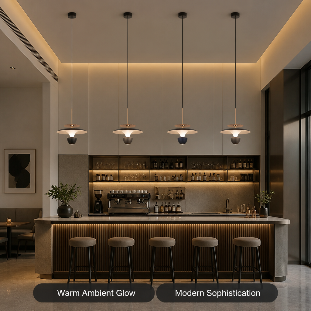 Minimalist Aluminum LED Adjustable Pendant Light
