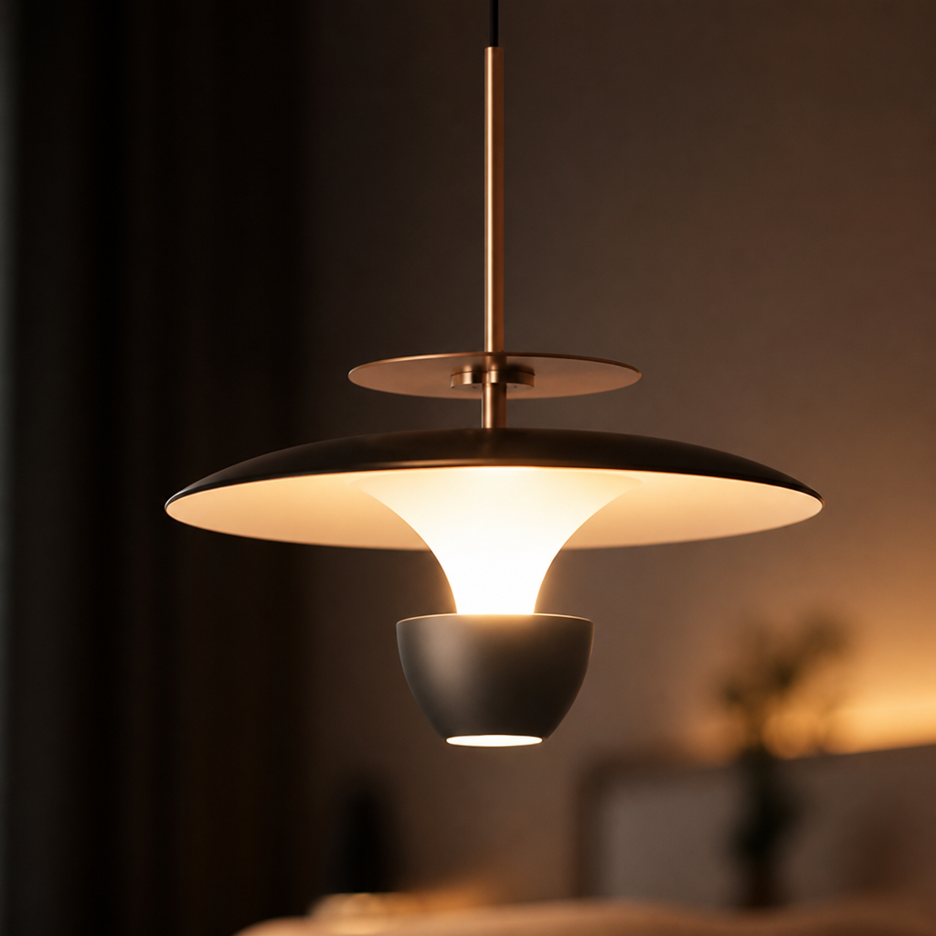 Minimalist Aluminum LED Adjustable Pendant Light