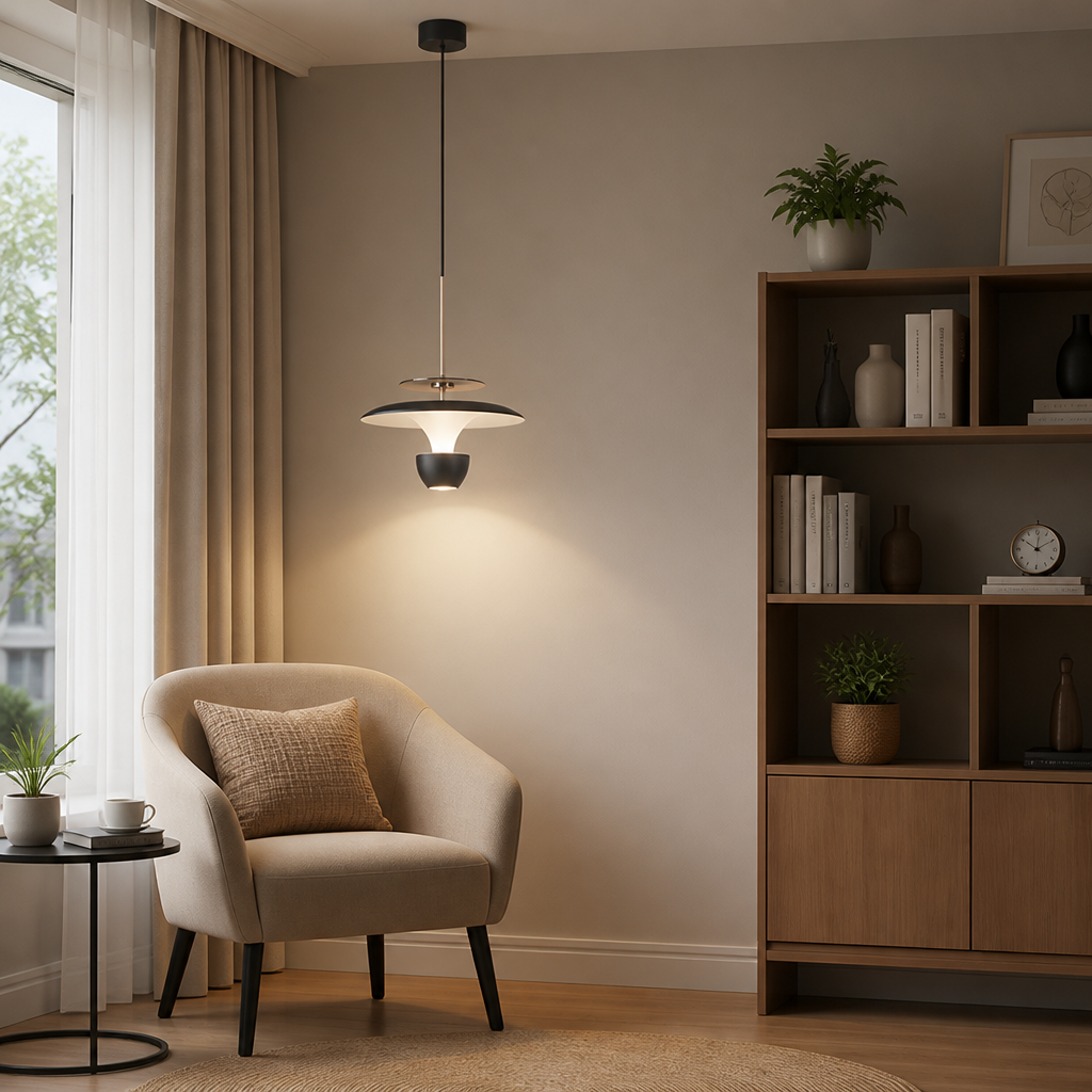 Minimalist Aluminum LED Adjustable Pendant Light