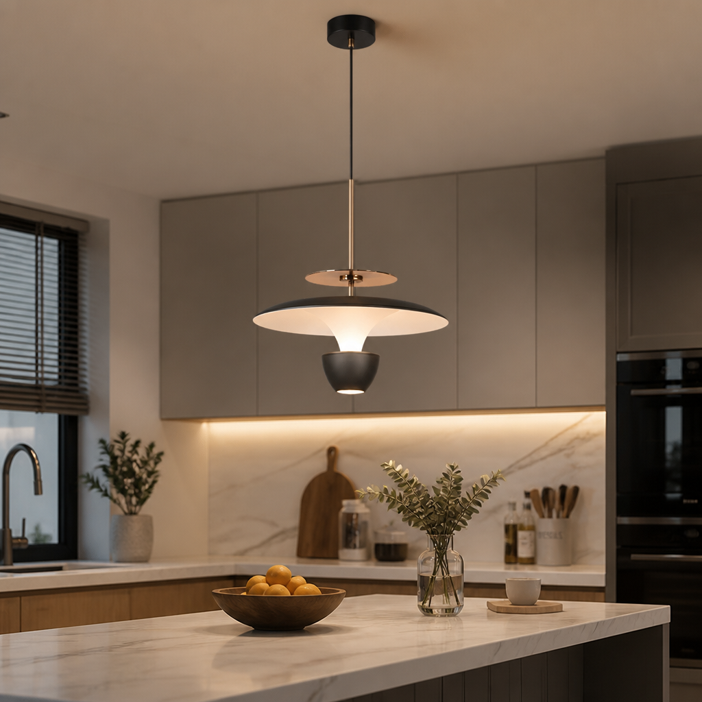 Minimalist Aluminum LED Adjustable Pendant Light