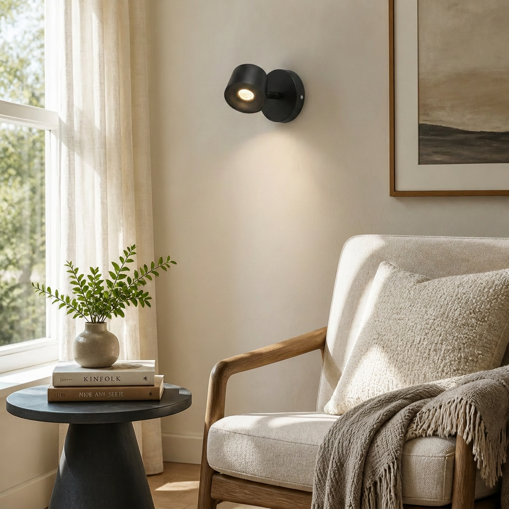 Minimalist Aluminum LED Adjustable Wall Sconce