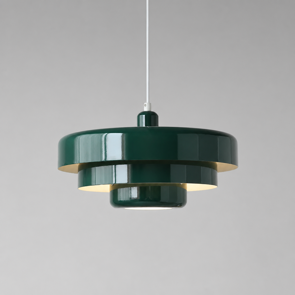 Minimalist Aluminum LED Flying Saucer Pendant Light