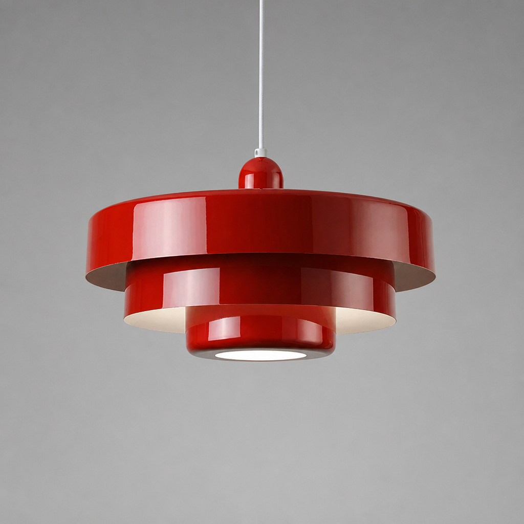 Minimalist Aluminum LED Flying Saucer Pendant Light