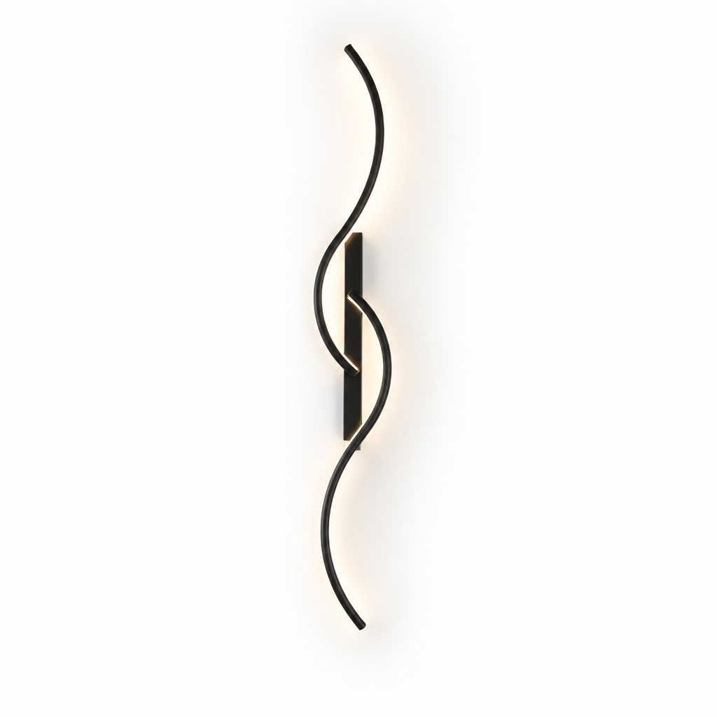 Minimalist Black LED Slim Linear Wall Sconce