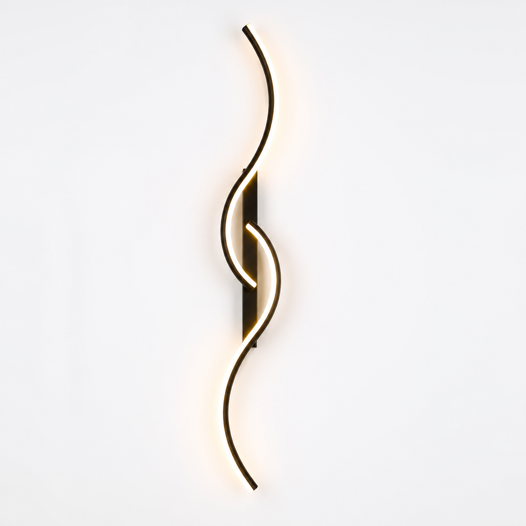 Minimalist Black LED Slim Linear Wall Sconce