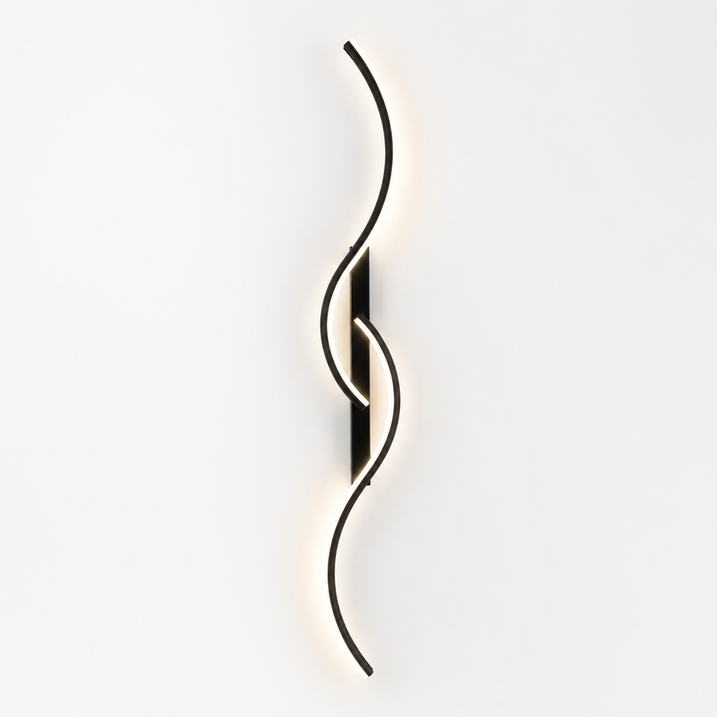 Minimalist Black LED Slim Linear Wall Sconce