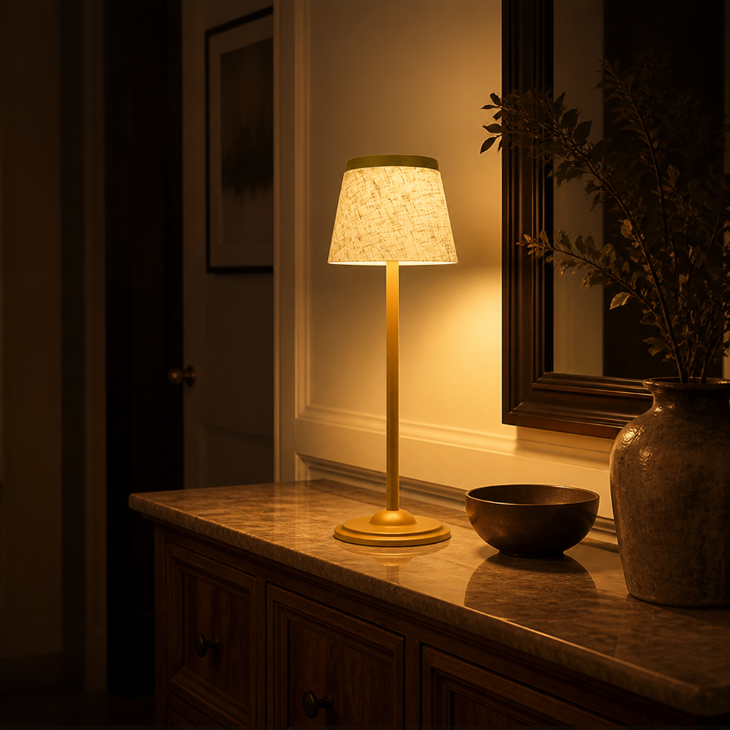 Minimalist Fabric LED Desk Lamp