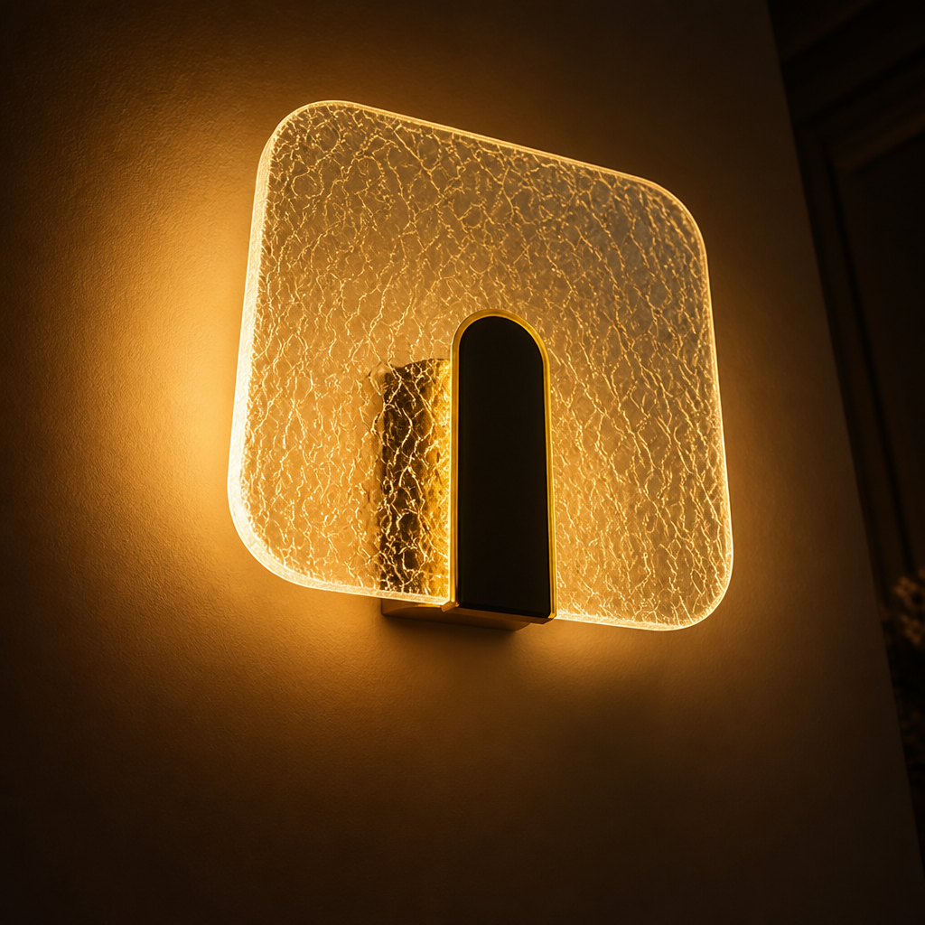 Minimalist Frosted Acrylic LED Wall Sconce