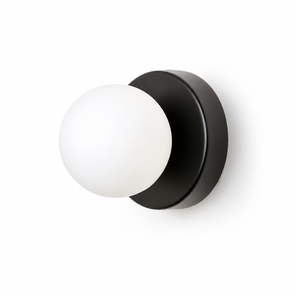 Minimalist Glass LED Wall Sconce