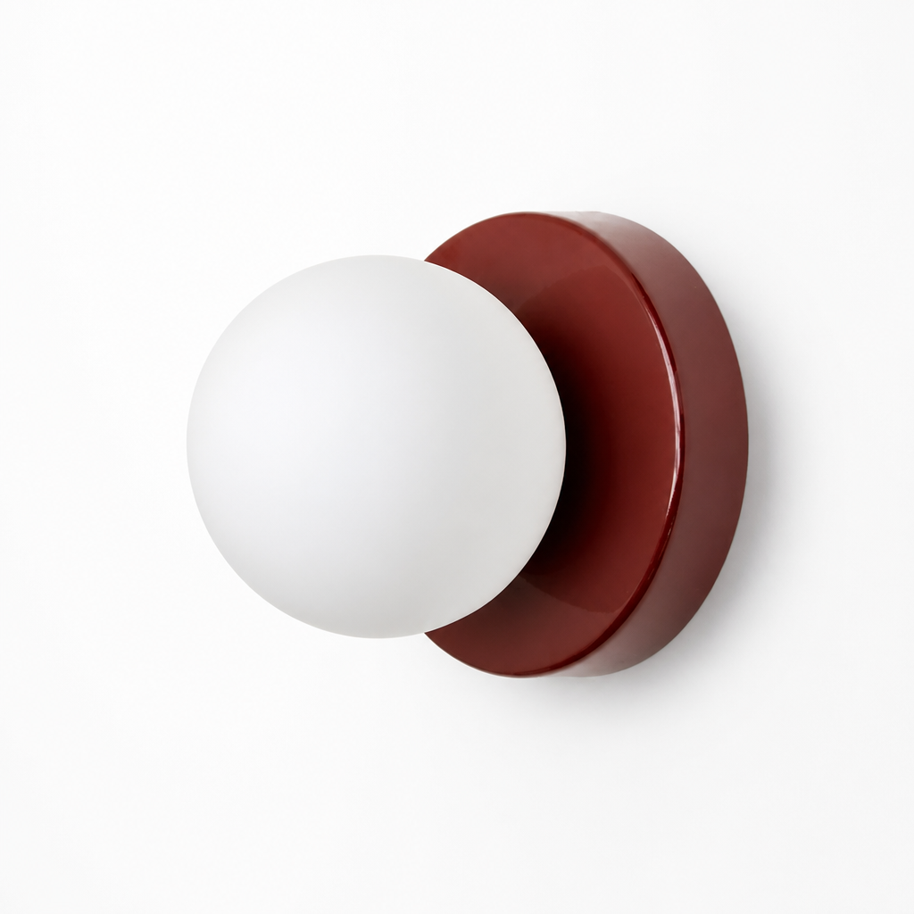 Minimalist Glass LED Wall Sconce