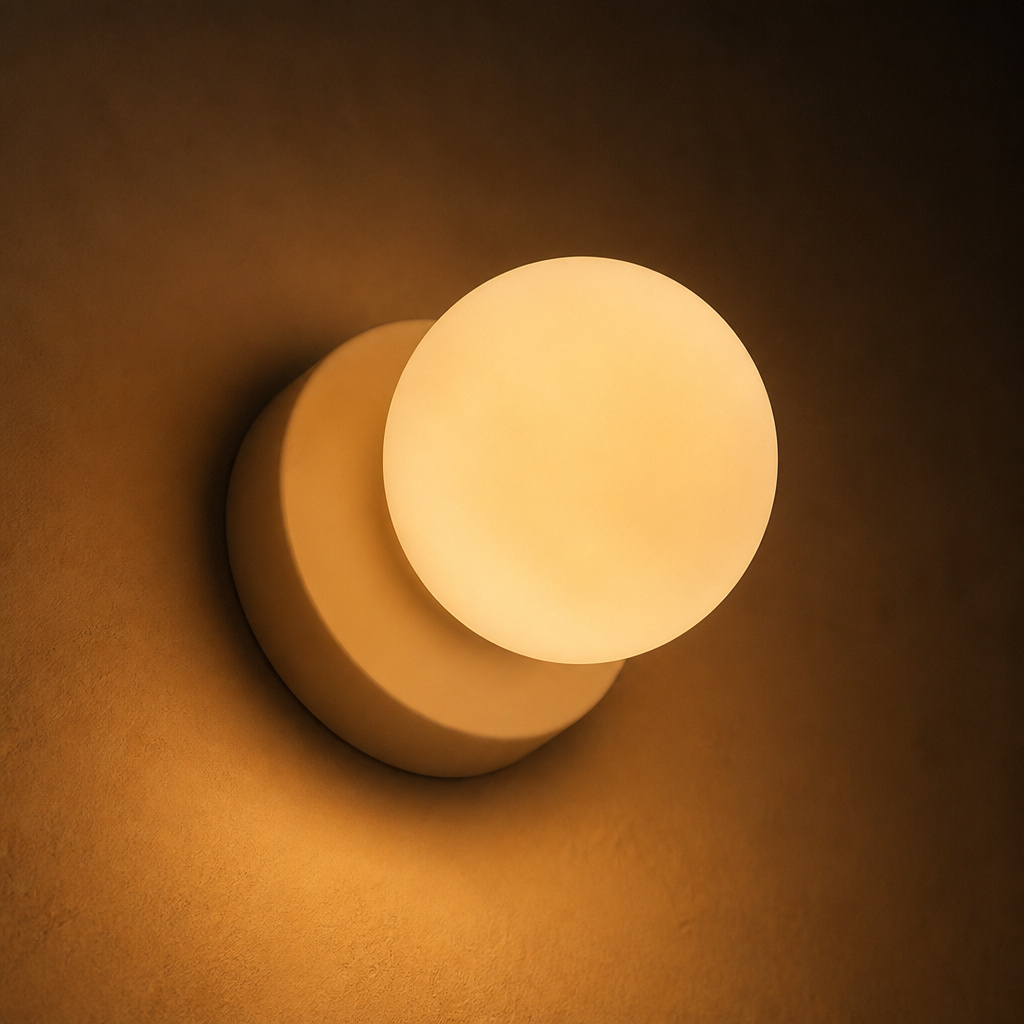 Minimalist Glass LED Wall Sconce