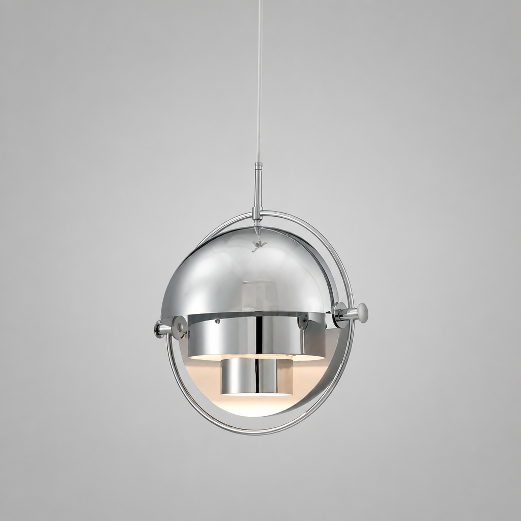Minimalist Glass Rotating Globe Pendant Light