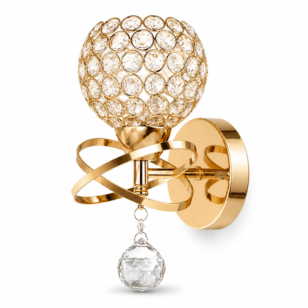 Minimalist Gold & Silver Wall Sconce