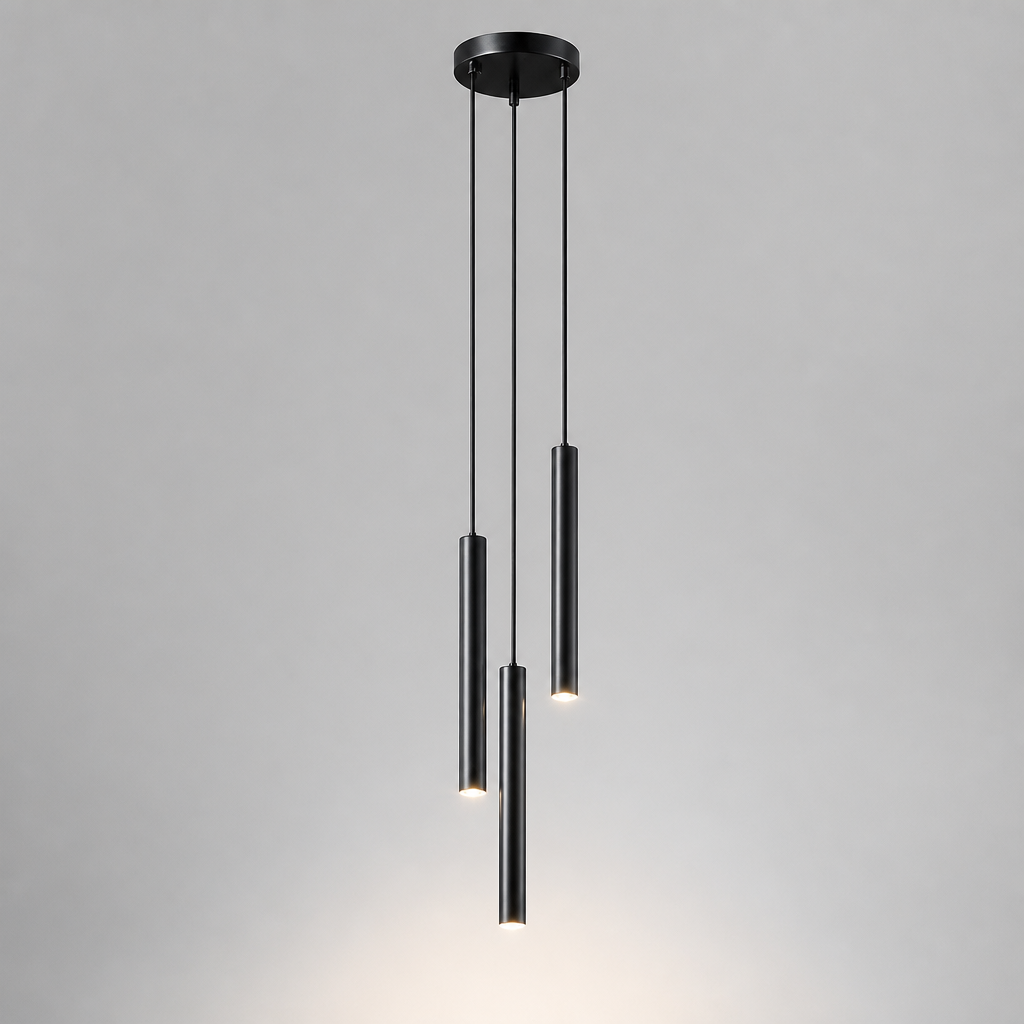 Minimalist Iron LED Spotlight Pendant Light