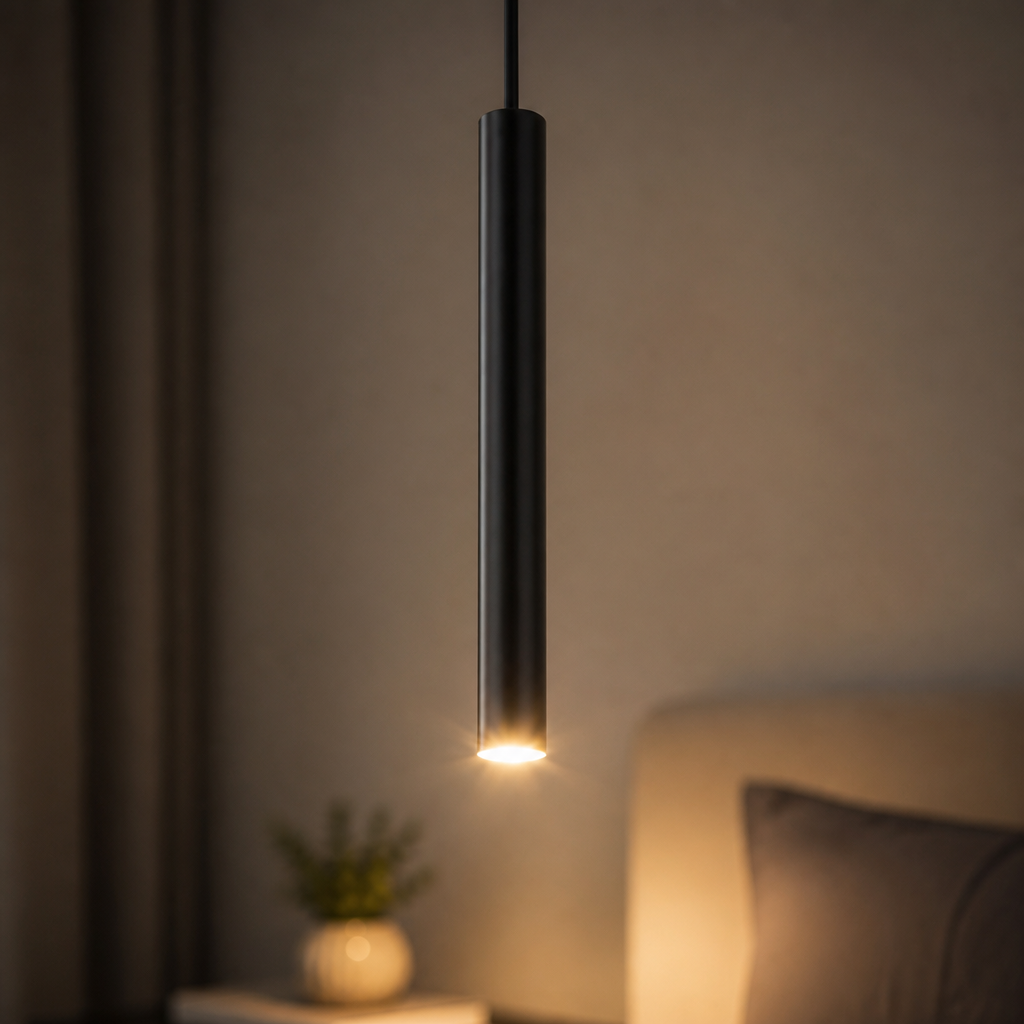 Minimalist Iron LED Spotlight Pendant Light