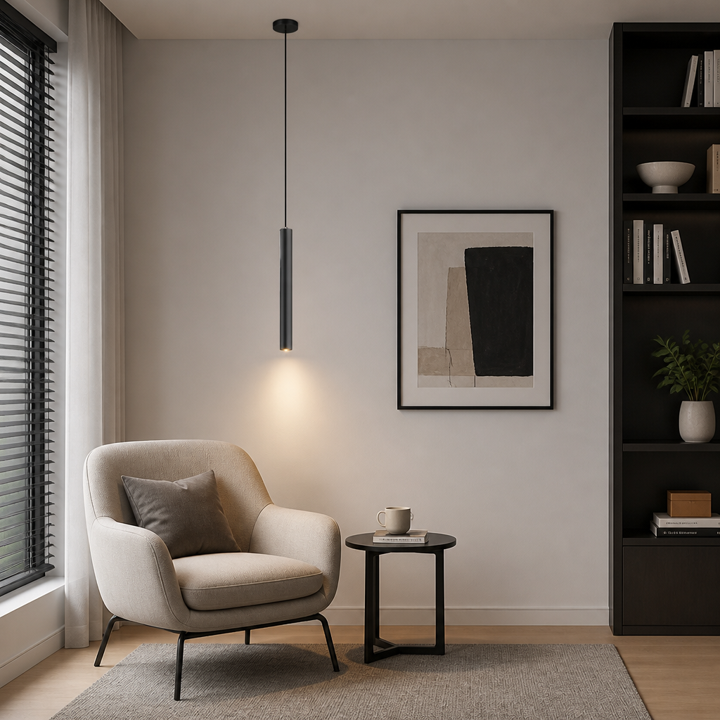 Minimalist Iron LED Spotlight Pendant Light