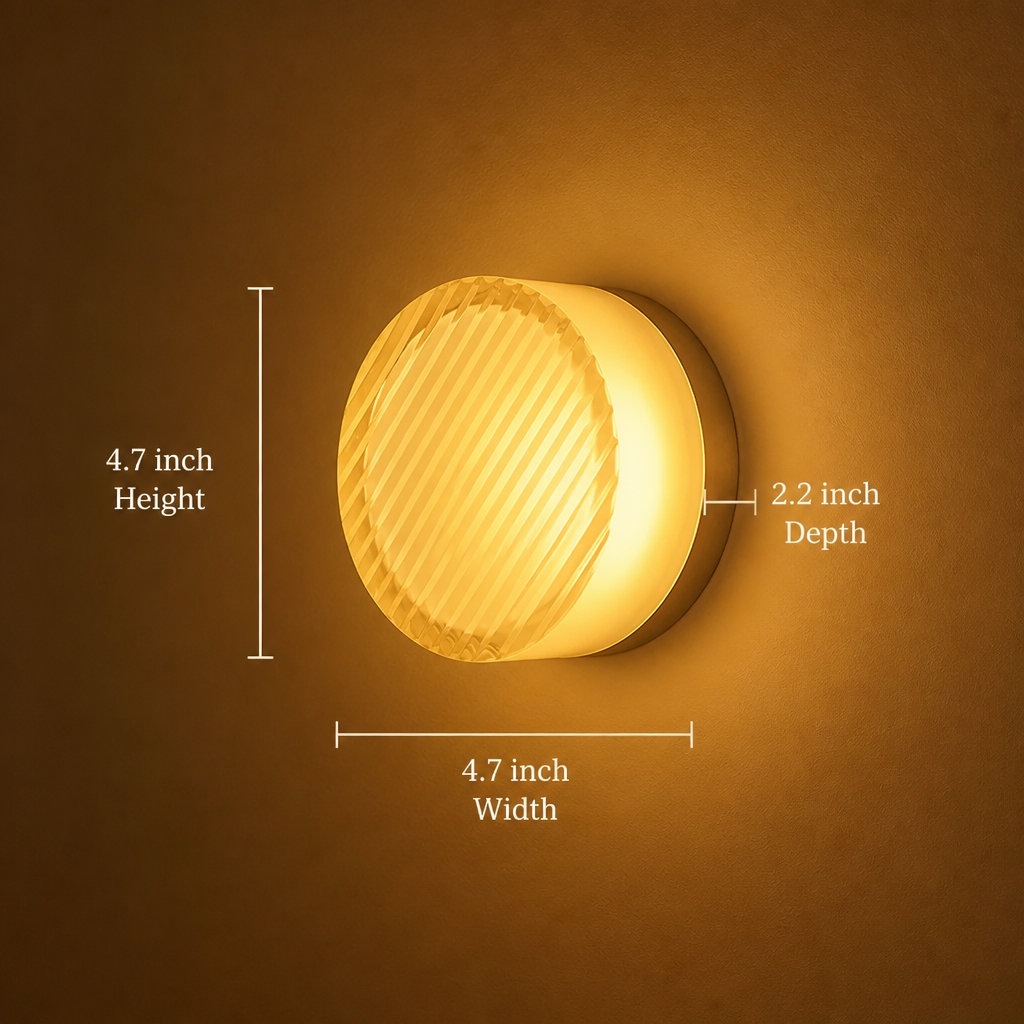 Minimalist LED 3-Color Wall Sconce