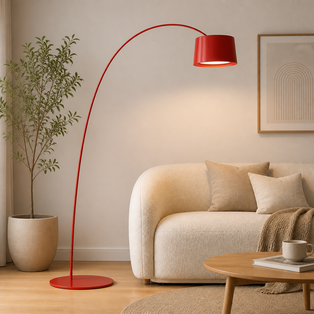 Minimalist LED Arc Floor Lamp