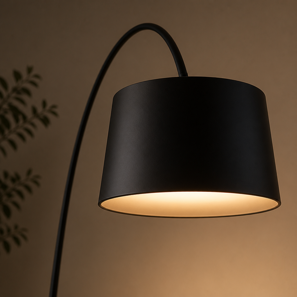 Minimalist LED Arc Floor Lamp