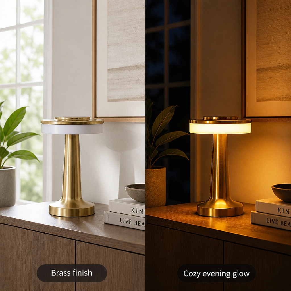Minimalist LED Cordless Table Lamp
