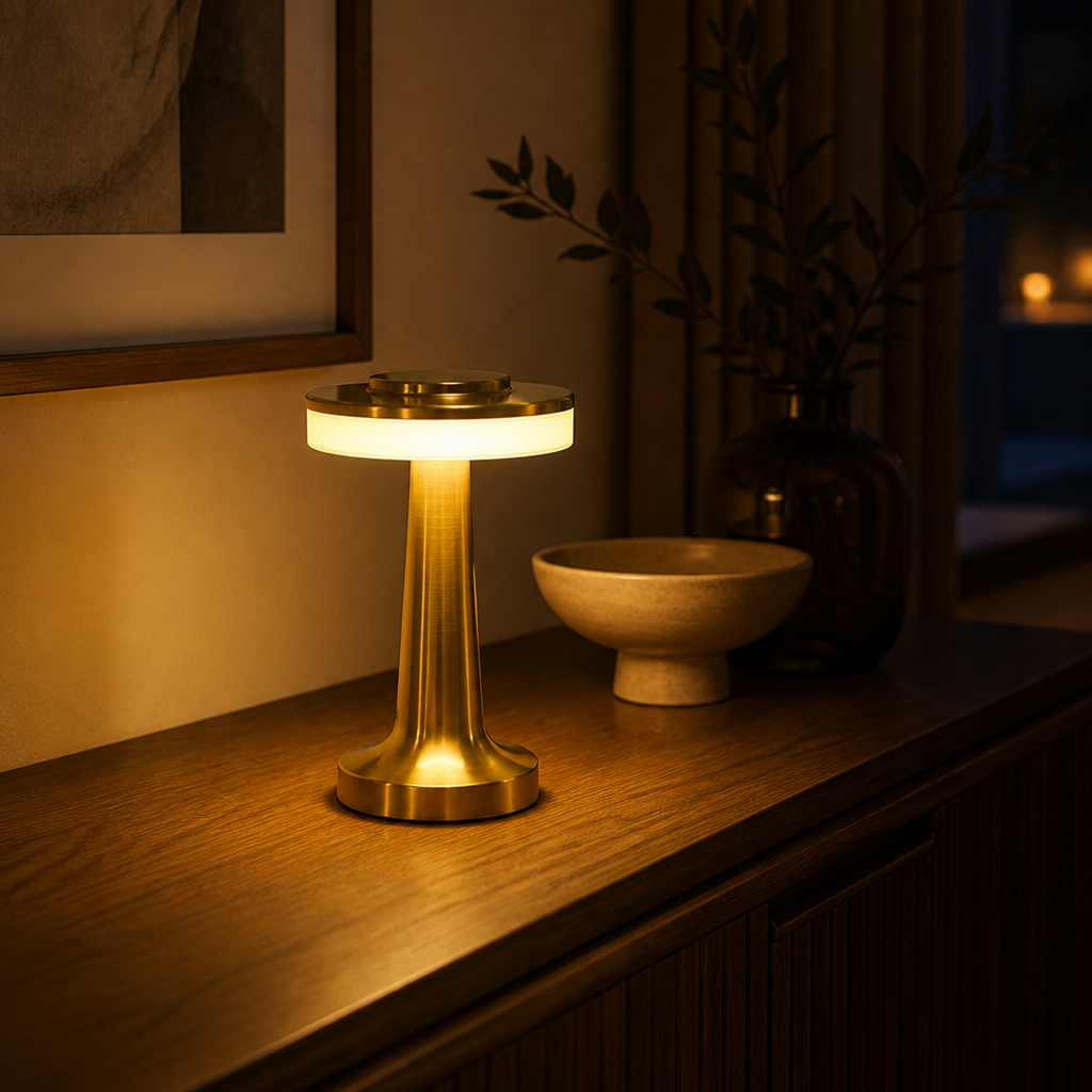 Minimalist LED Cordless Table Lamp