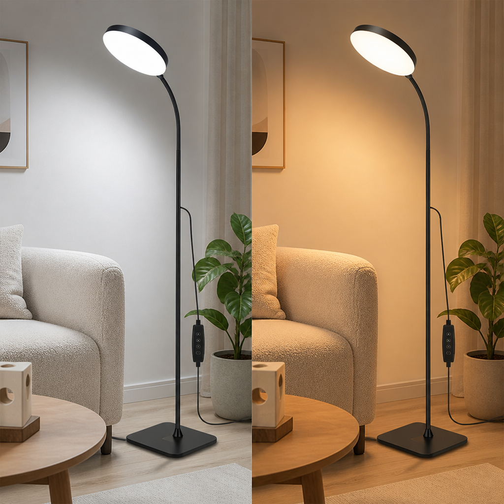 Minimalist LED Flexible Gooseneck Floor Lamp