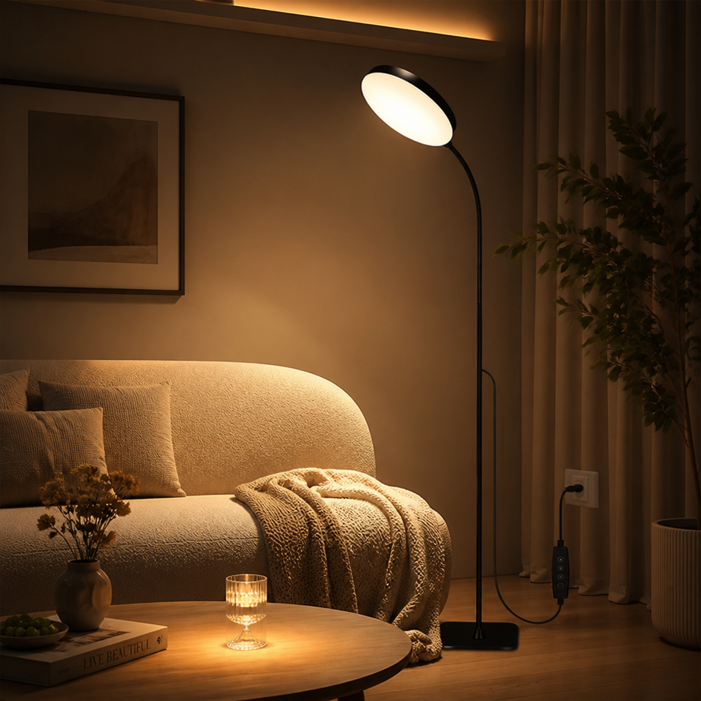 Minimalist LED Flexible Gooseneck Floor Lamp