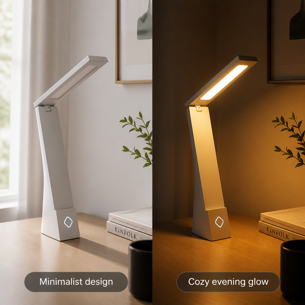 Minimalist LED Foldable Desk Lamp