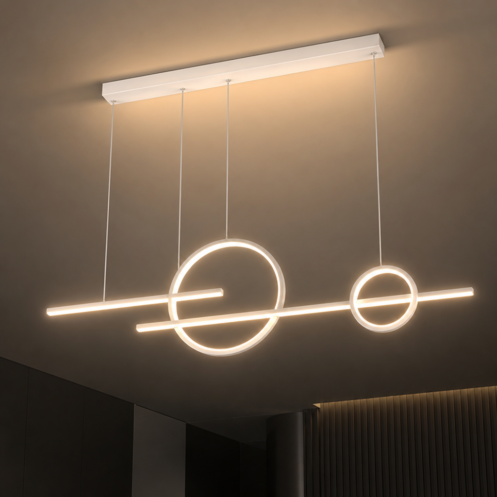 Minimalist LED Linear Pendant Light