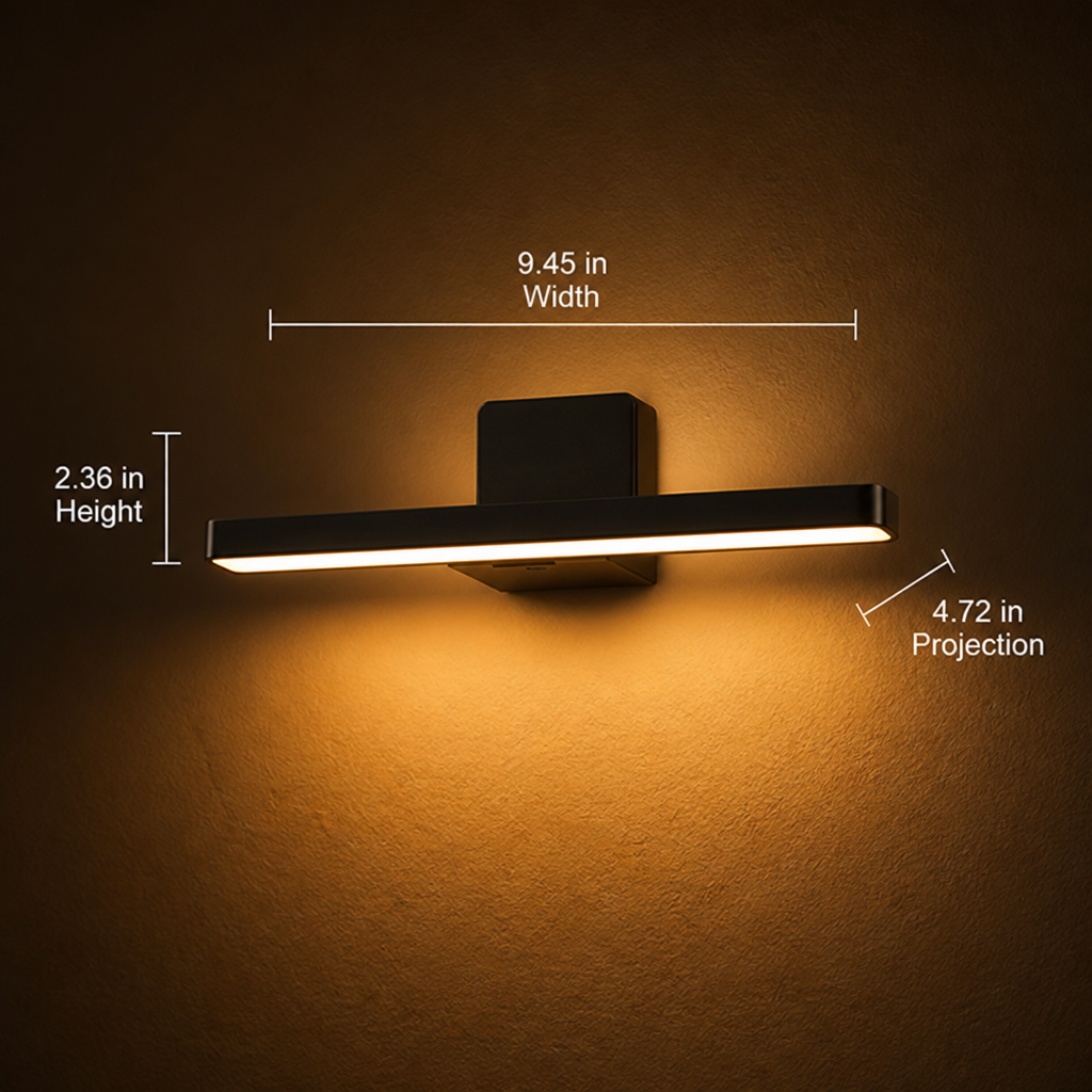 Minimalist LED Magnetic Mount Wall Sconce