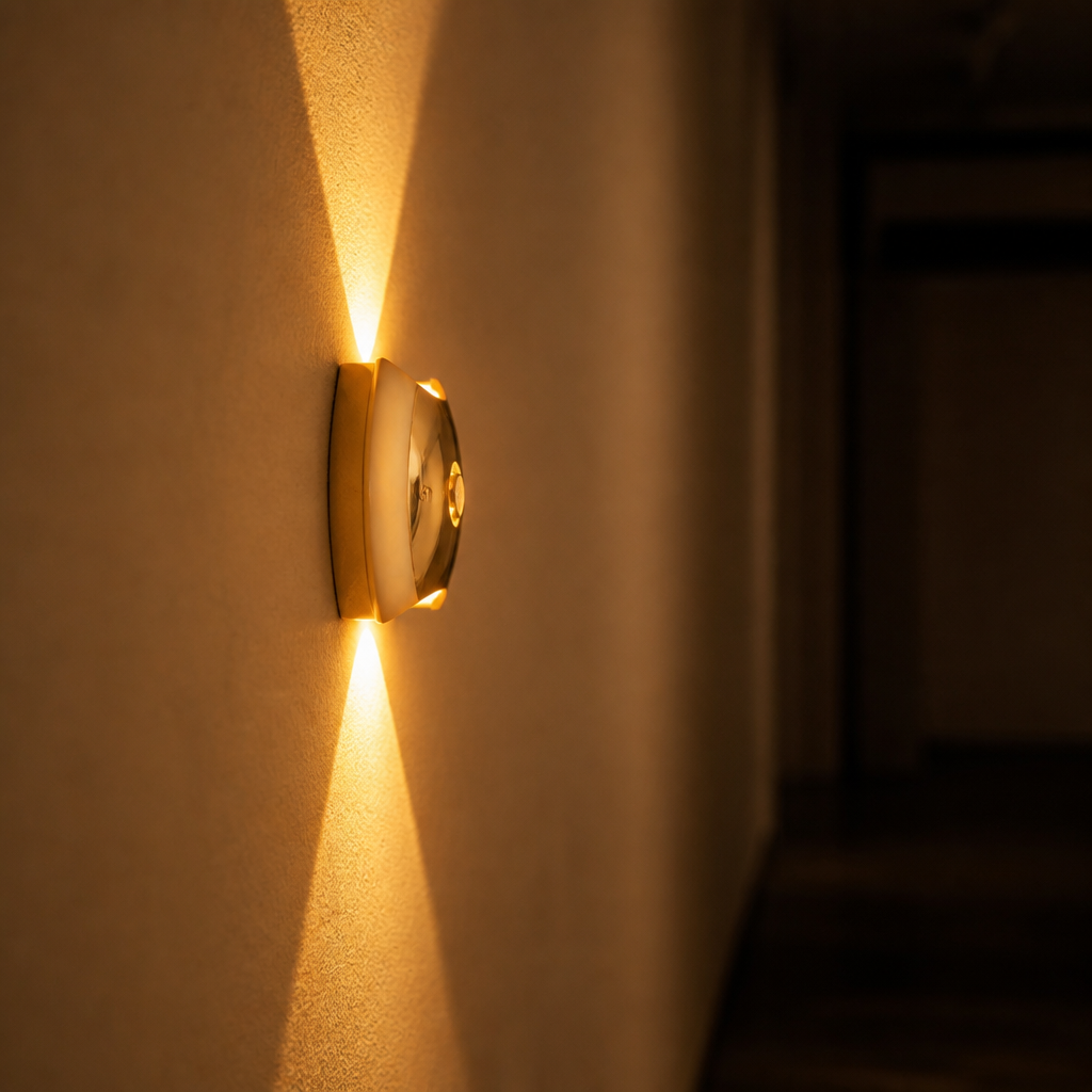 Minimalist LED Motion-Sensing Wall Sconce
