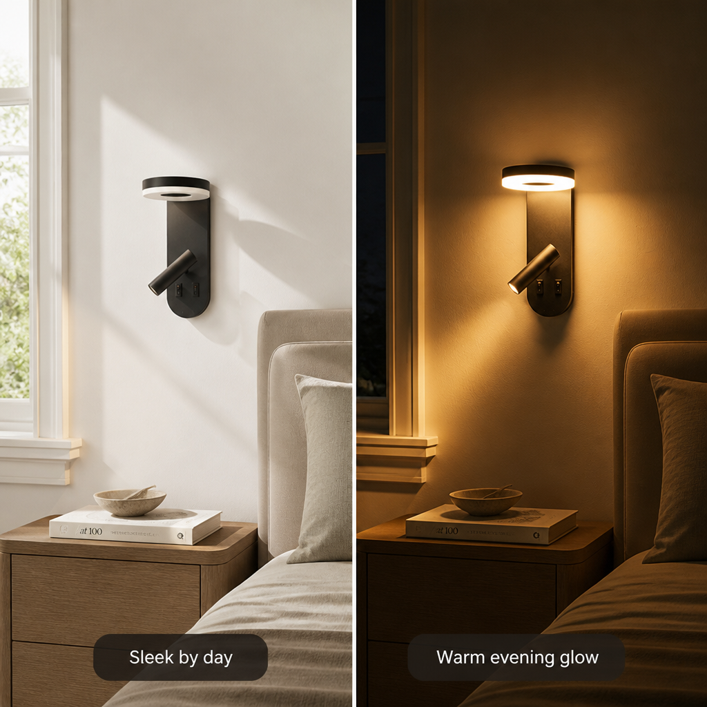 Minimalist LED Rotatable Wall Sconce