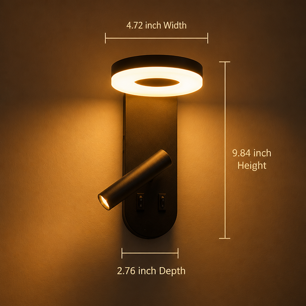 Minimalist LED Rotatable Wall Sconce