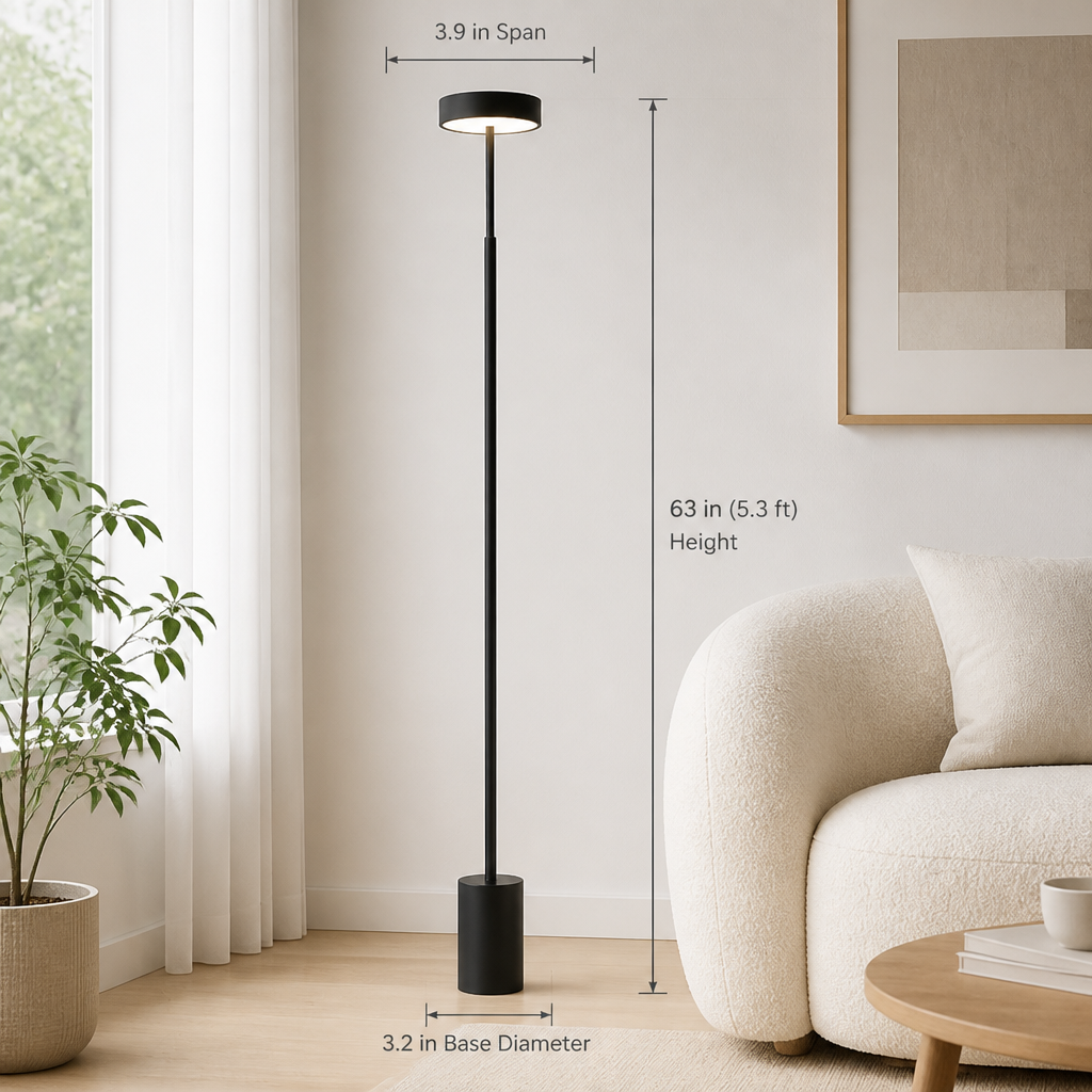 Minimalist LED Slim Floor Lamp