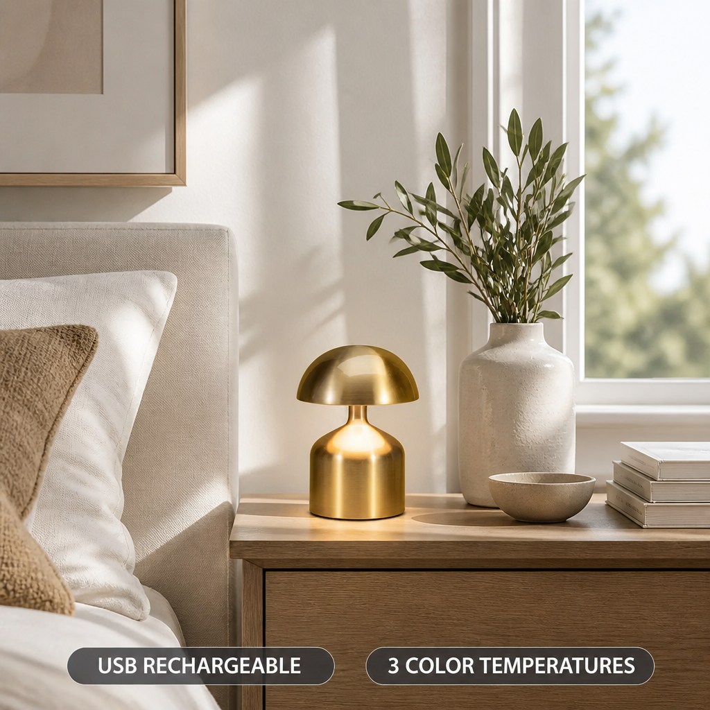 Minimalist LED Touch Table Lamp