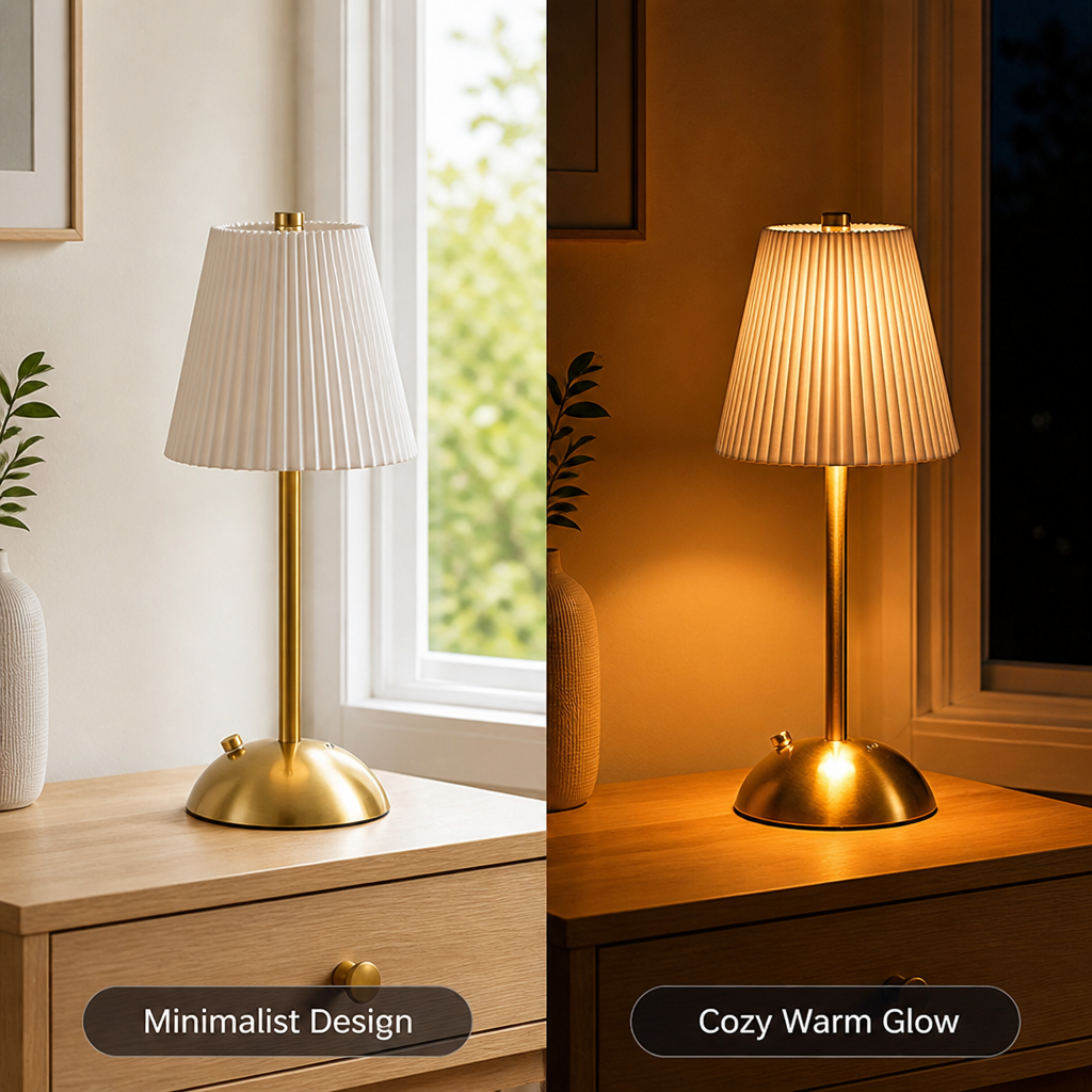 Minimalist LED Touch Table Lamp