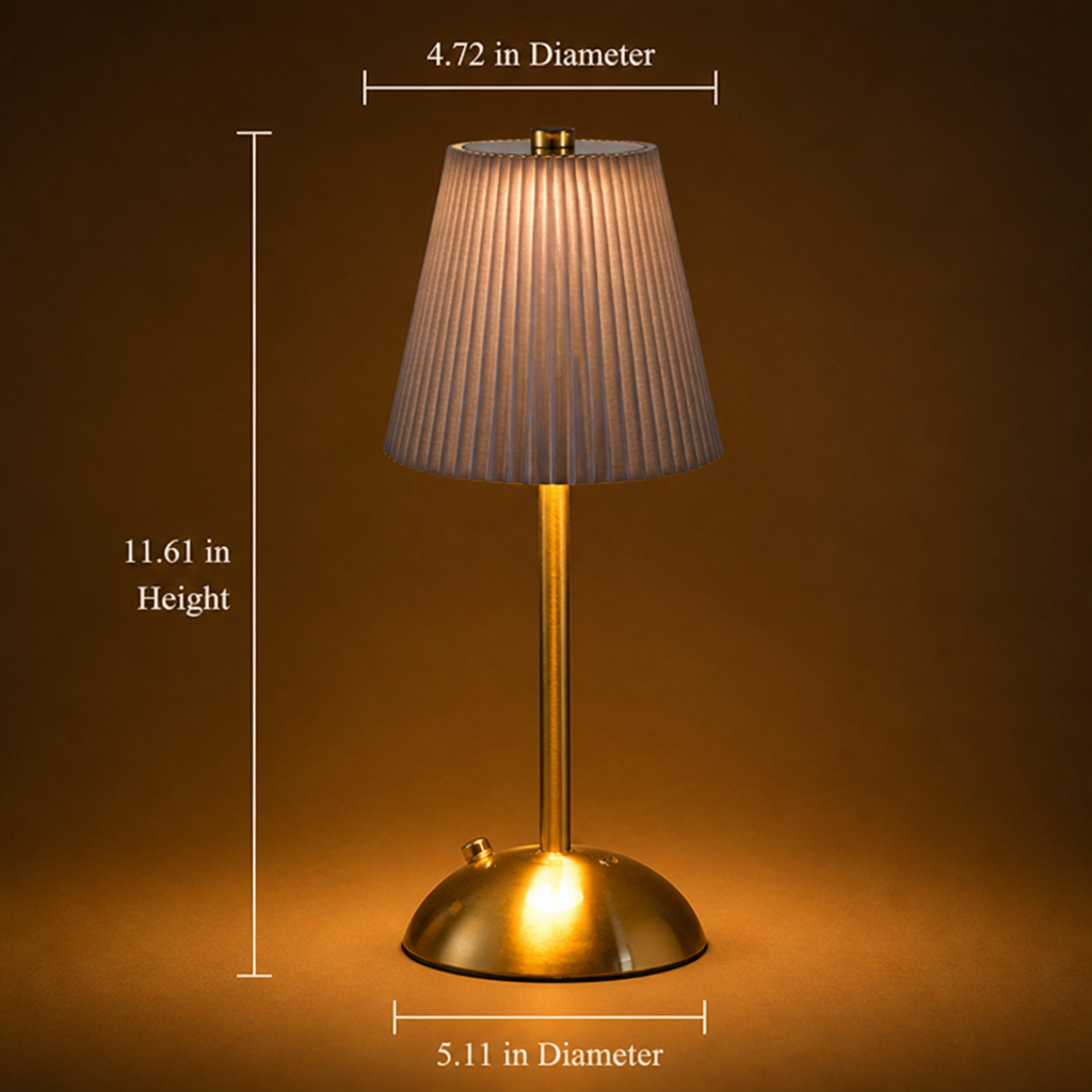 Minimalist LED Touch Table Lamp