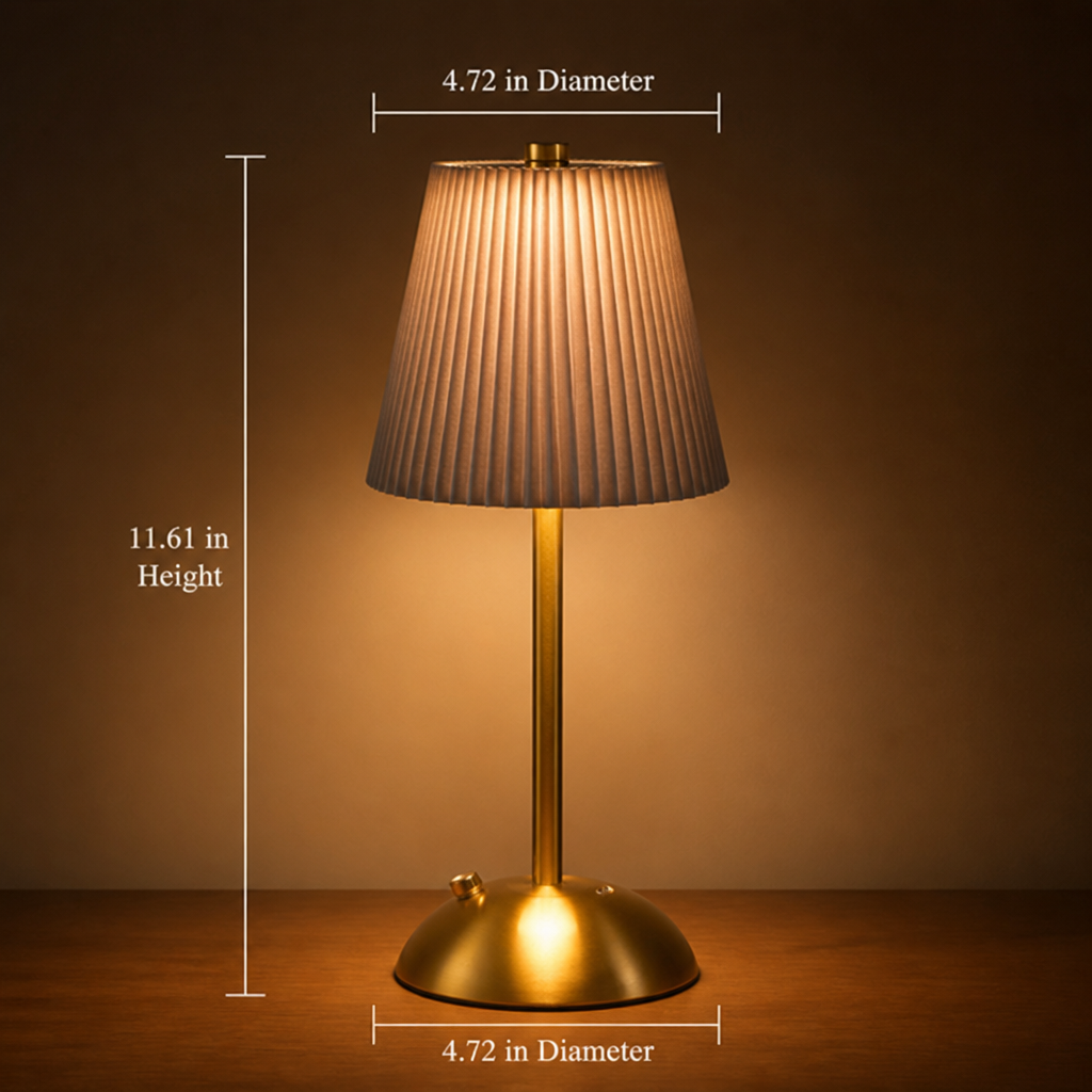 Minimalist LED Touch Table Lamp