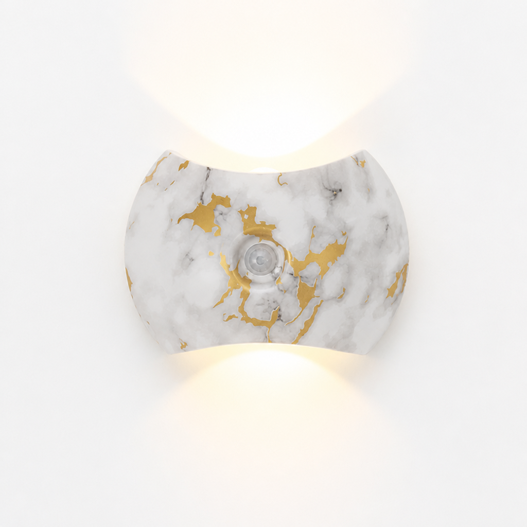 Minimalist Marble LED Magnetic Mount Wall Sconce