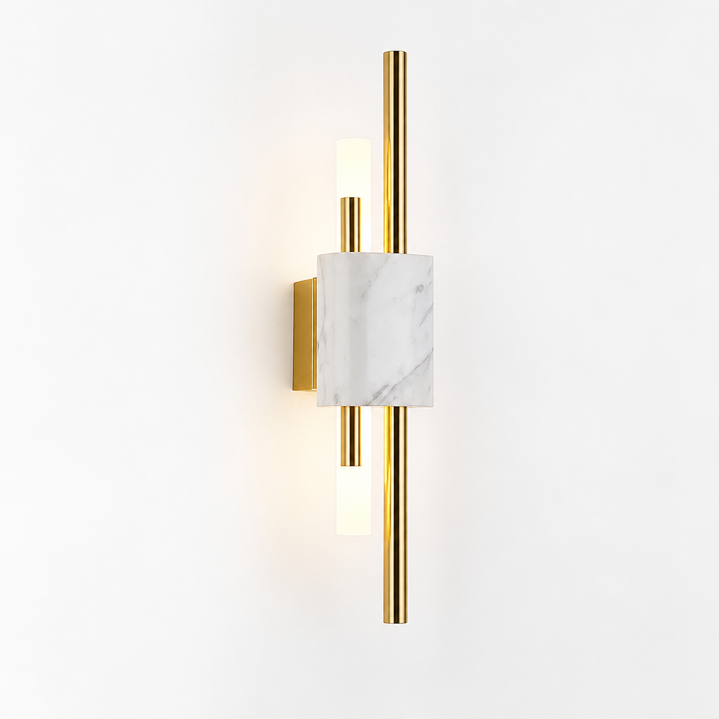 Minimalist Marble LED Wall Sconce