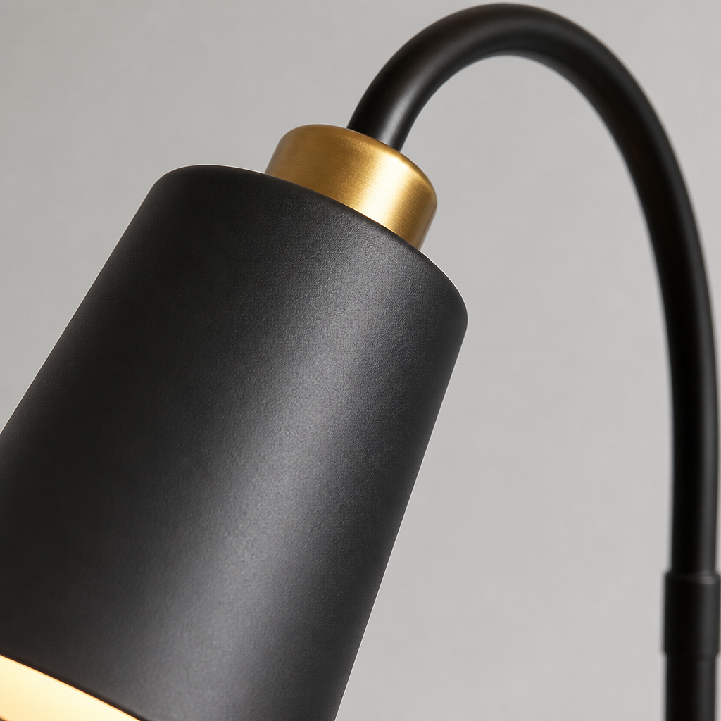 Minimalist Metal Adjustable Arm Floor Lamp