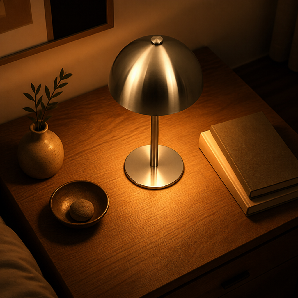 Minimalist Metal LED Adjustable Desk Lamp