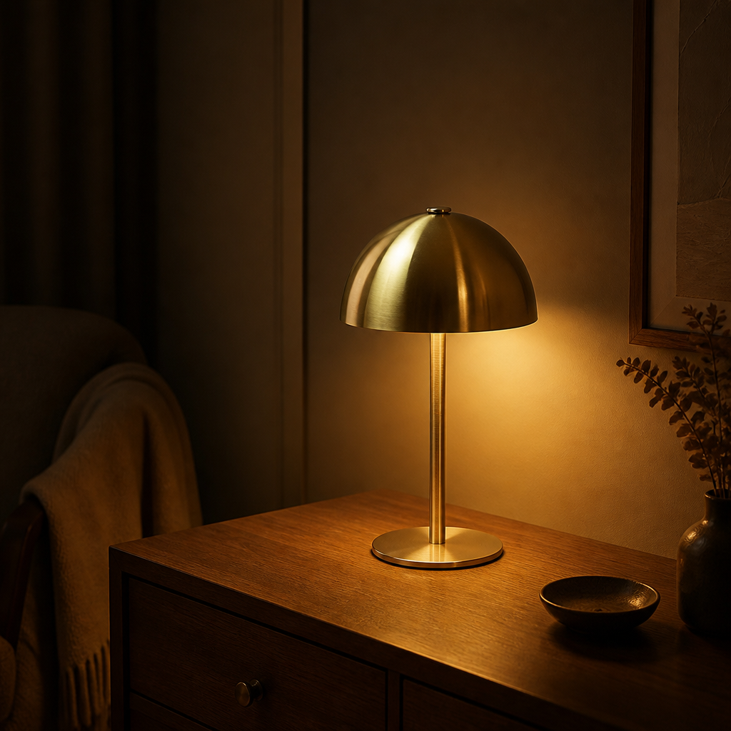 Minimalist Metal LED Adjustable Desk Lamp