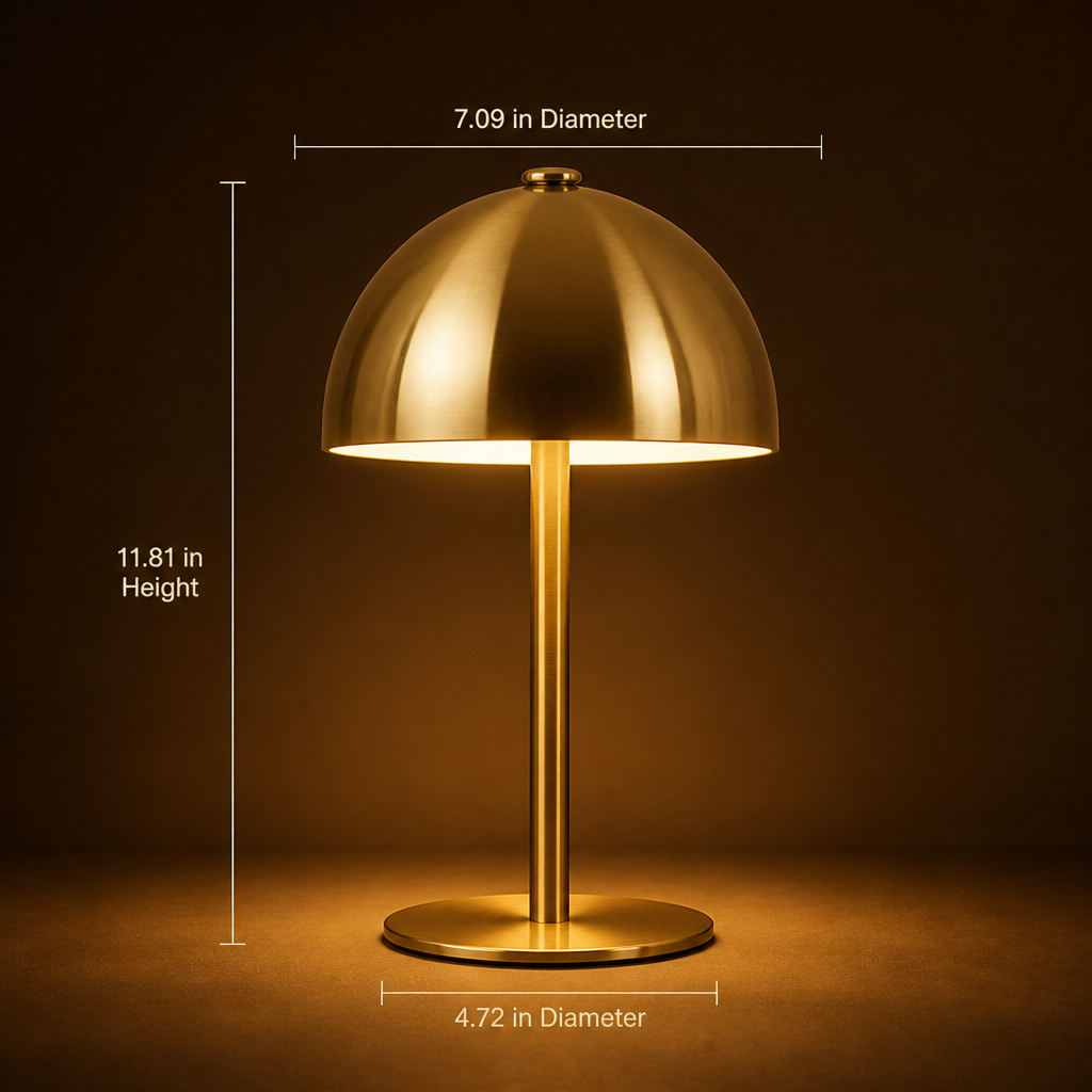 Minimalist Metal LED Adjustable Desk Lamp