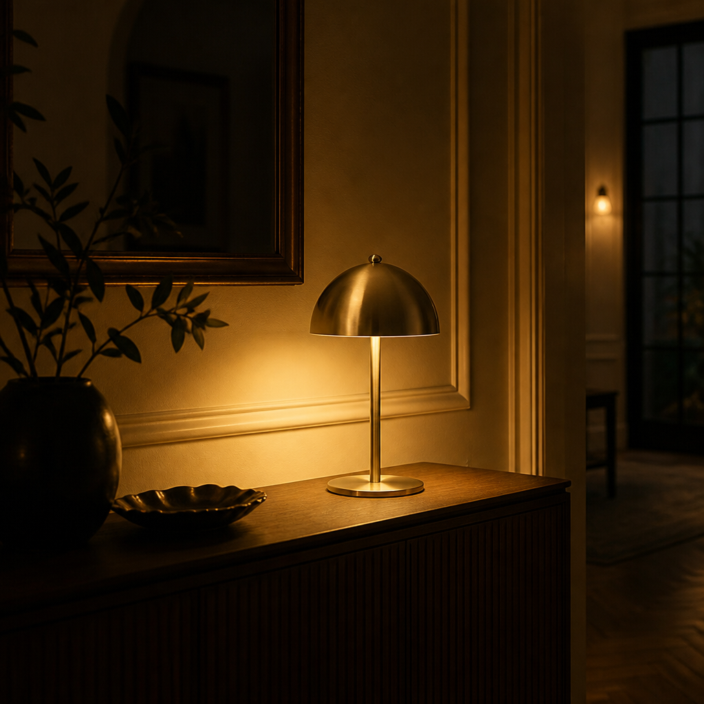 Minimalist Metal LED Adjustable Desk Lamp
