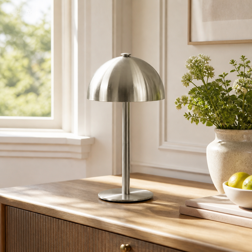 Minimalist Metal LED Adjustable Desk Lamp