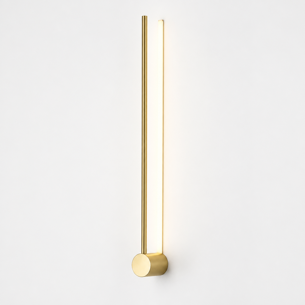 Minimalist Metal LED Linear Wall Sconce