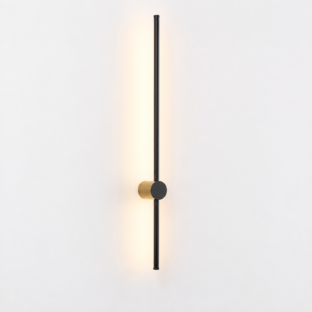 Minimalist Metal LED Linear Wall Sconce