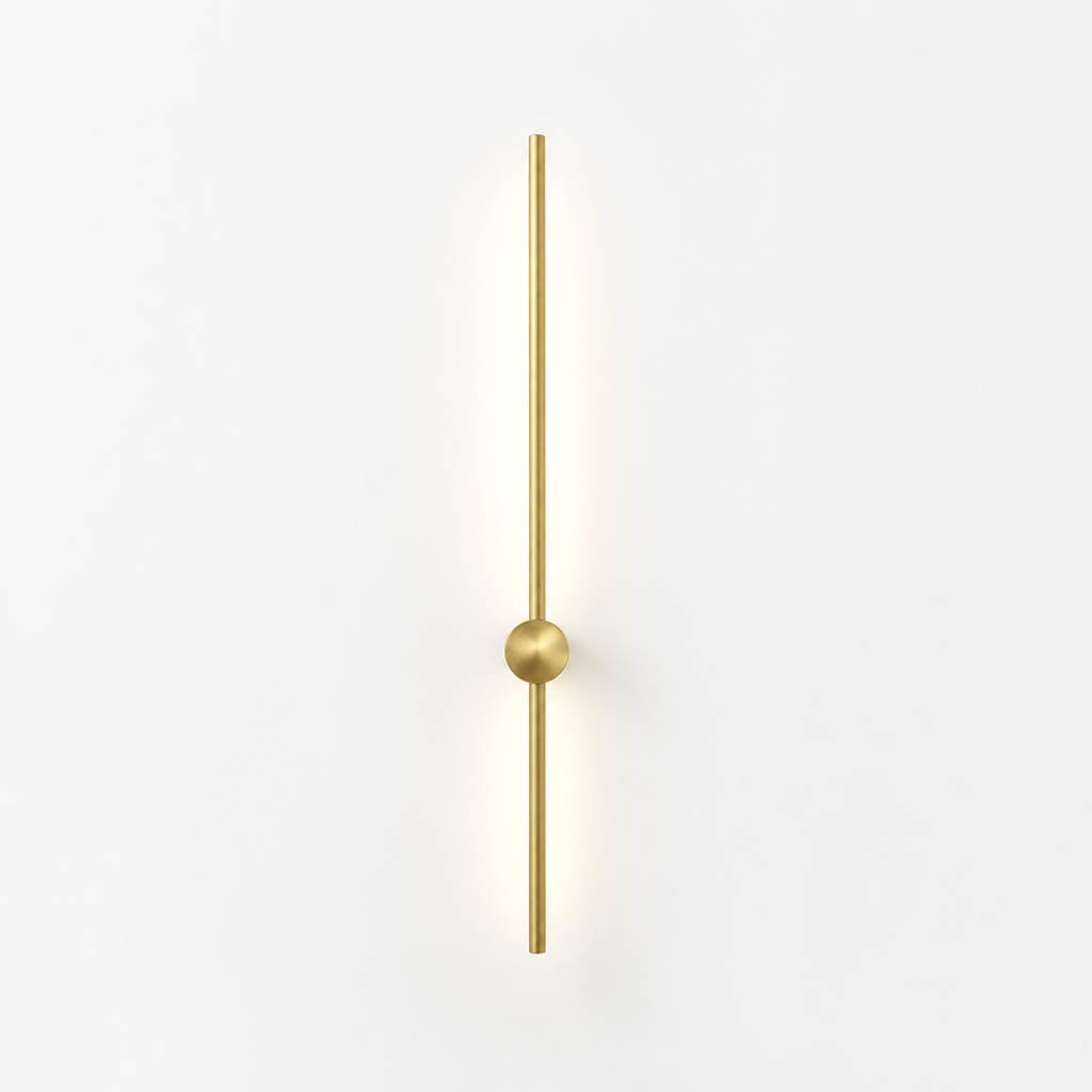 Minimalist Metal LED Linear Wall Sconce